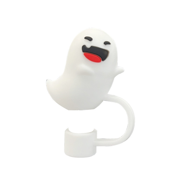 超火ハロウィーン奇妙な3D立体循環ストローキャップ防塵ストローは10mmストロー卸売りに適している|undefined