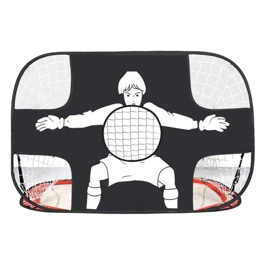 Two-in-one portable foldable mobile children's football Gate football tennis stand multifunctional training toy ball stand