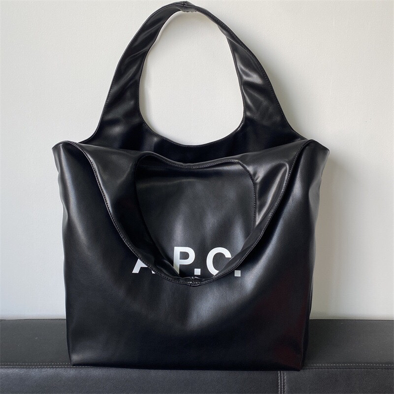 Best-Selling APC Unisex PU Leather Casual Shoulder Bag, Handbag, Canvas Shopping Bag - Thumbnail 7