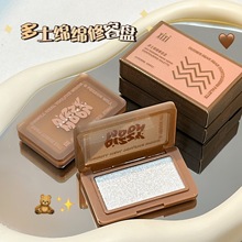 xixi多士绵绵修容盘哑光面部立体提亮鼻影阴影侧影发际线修容粉