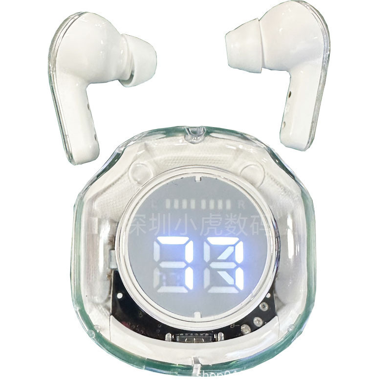 2世代水晶無線bluetoothイヤホン入耳式デジタル表示宇宙室イヤホンbluetooth本当に無線ロング航続|undefined