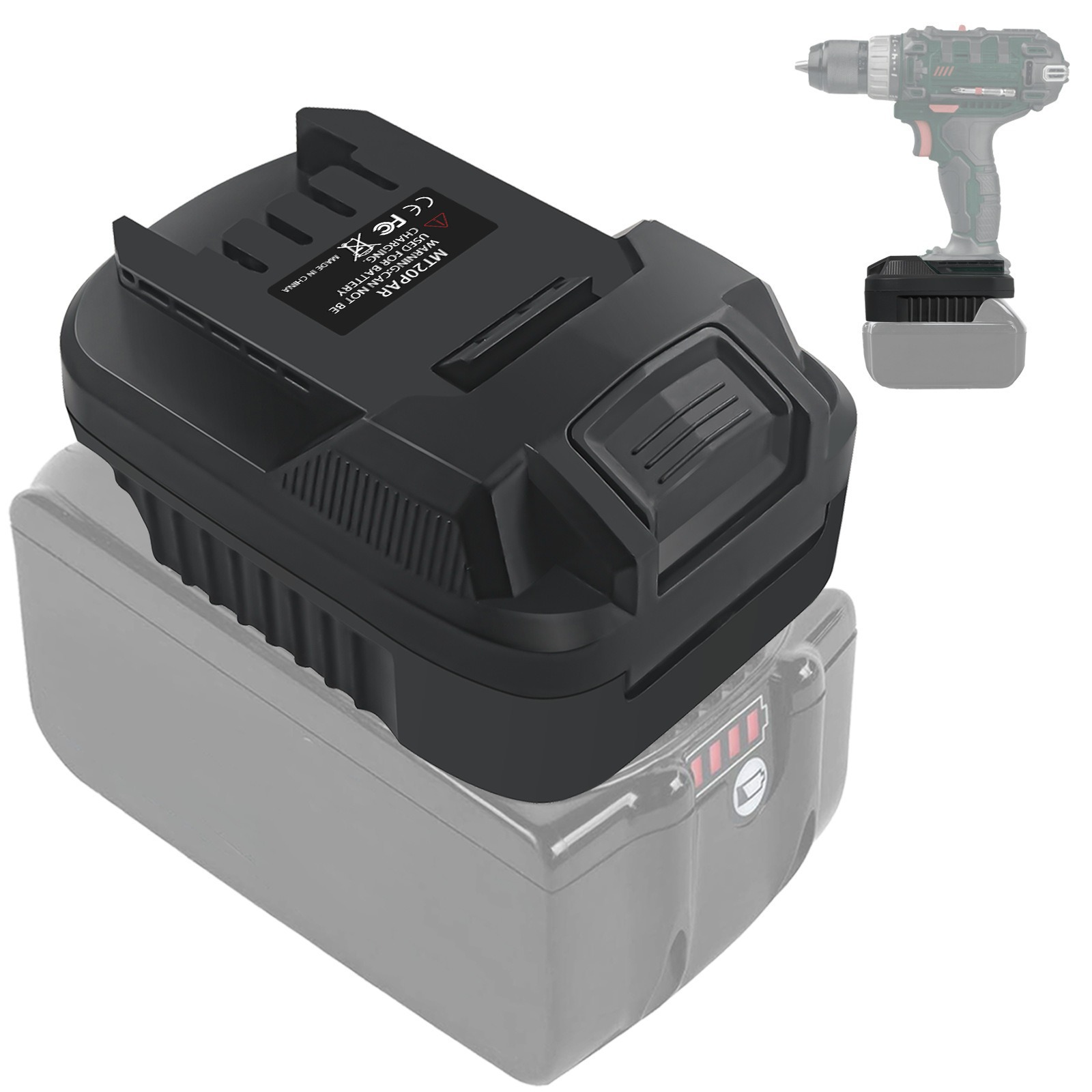 Adaptador de batería de cabello directo del fabricante es compatible con Dewei Mutian MiWatch 100 convertidores de baterías rotativas mutuas image 67
