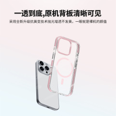 iPhone16Pro 磁気電話ケース、スマート タッチ写真センサー ボタン スリーインワン携帯電話ケースに適しています。