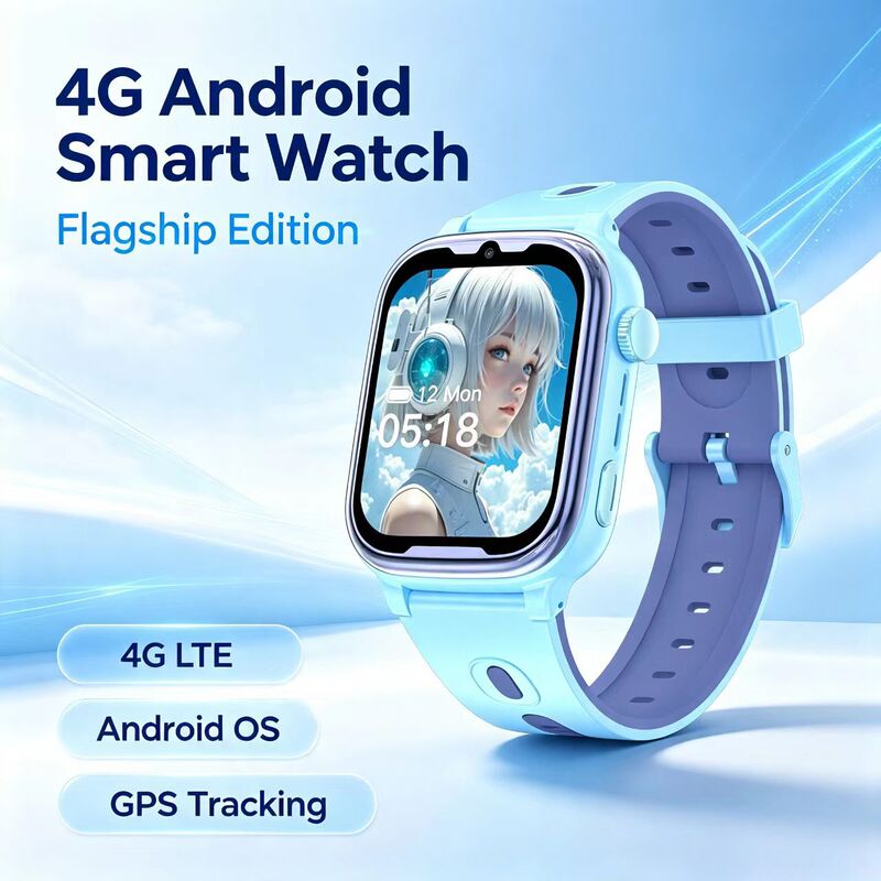 Cross-Border 4g All-Network Children's Smart Phone Watch with Payment, Positioning, Video, Multi-Function, Google, and Facebook Capabilities Cross-Border 4g All-Network Children's Smart Phone Watch with Payment, Positioning, Video, Multi-Function, Google, and Facebook Capabilities