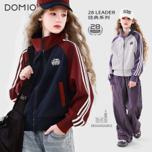 女童外套2025新款春装儿童春秋运动大童装多妙屋洋气校服休闲上衣