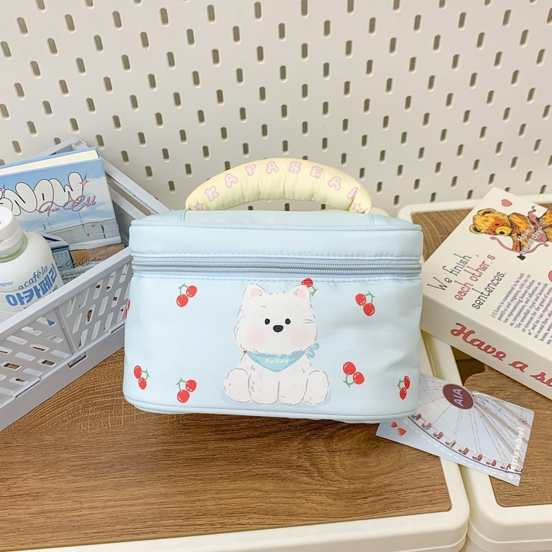 파란 강아지 (높이 13, 폭 22)