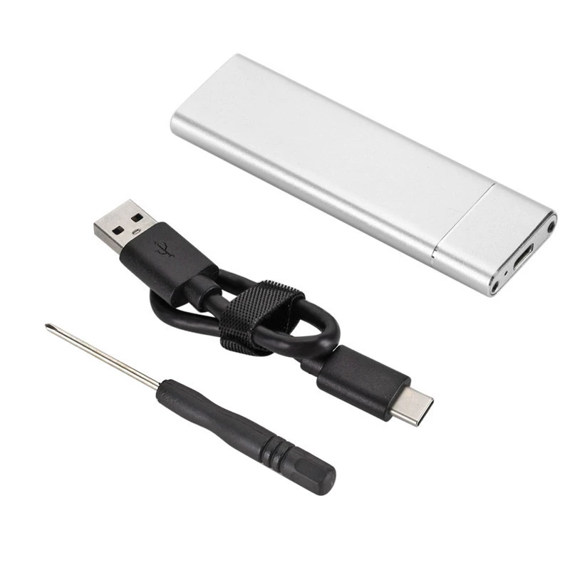 USB3.1 Type USB-C к корпусу M.2NGFF SSD, коробка для твердого диска M.2 SSD в USB мобильный диск