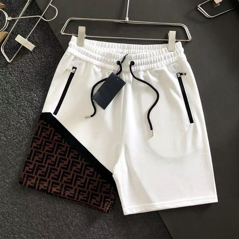 Cross-Border Summer New Trendy Brand Splicing Old Flower Letter Shorts for Men and Women Versatile Casual Sports Five-Point Pants Beach Pants