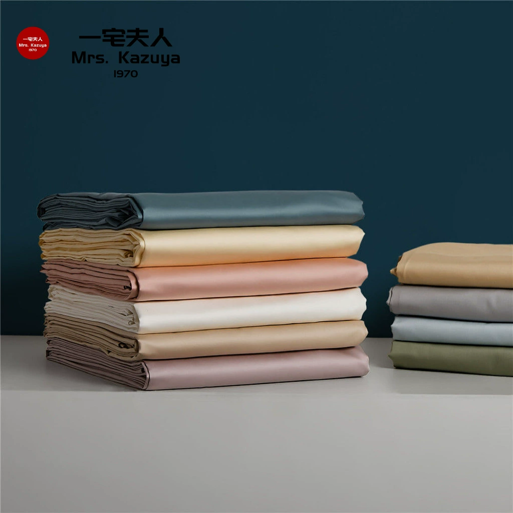 Категория А сплошной цвет 60 длиннокашемировых хлопчатобумажных атласных простых хлопчатобумажных простыней хлопчатобумажных наволочек