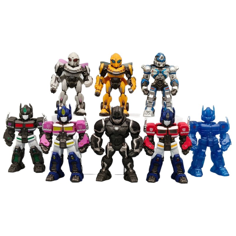 クロスボーダー オートボット クリエイティブ オーナメント 8点セット 手作りオフィス 4色 オートボット フィギュア カーオーナメント|undefined