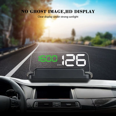 C500 Head-Up Display Obd Car Foldableing Car Display Portable High-Definition Hud Head-Up Display (Car display) - green-white-red-light-c500