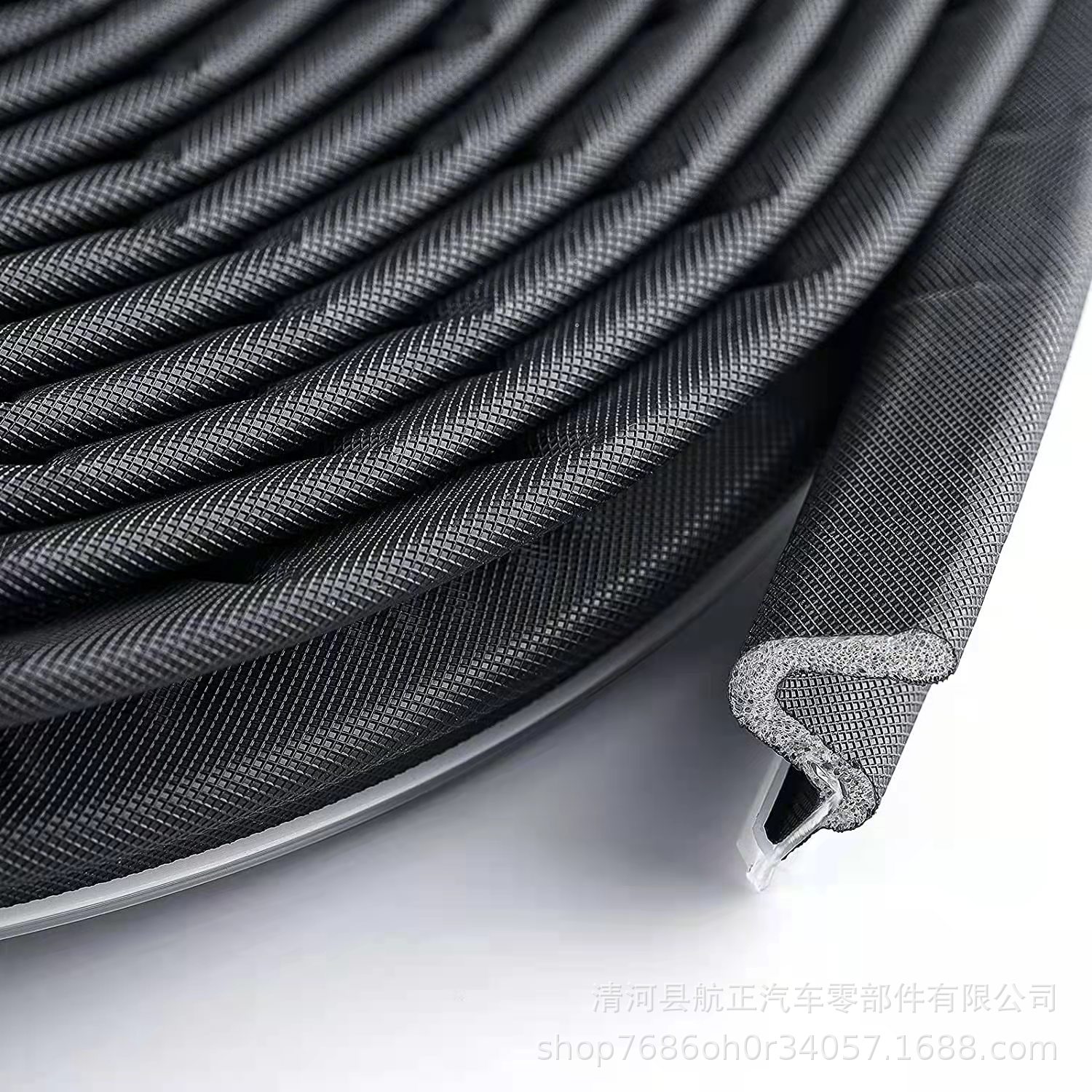 2023出口木门密封条包覆式卡槽门窗条铝包生态门胶条源头工厂防水