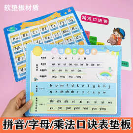 幼儿园汉语拼音表整体认读音节小学生乘法口诀表26个英文字母表