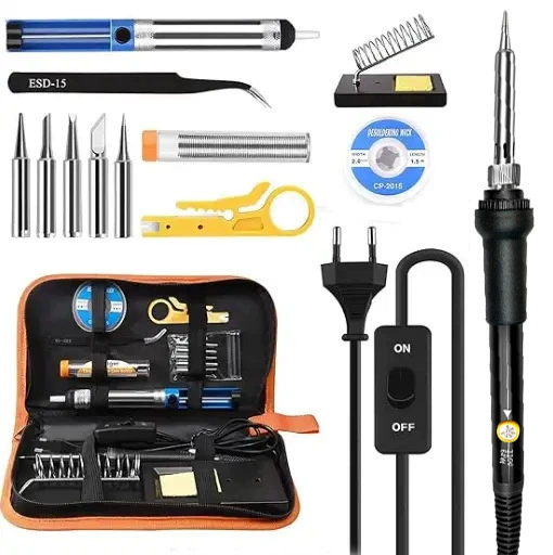 60W паяльник с внутренним нагревом, набор для пайки, бытовой паяльник с регулируемой температурой, набор для ремонта, кросс-граничный спот