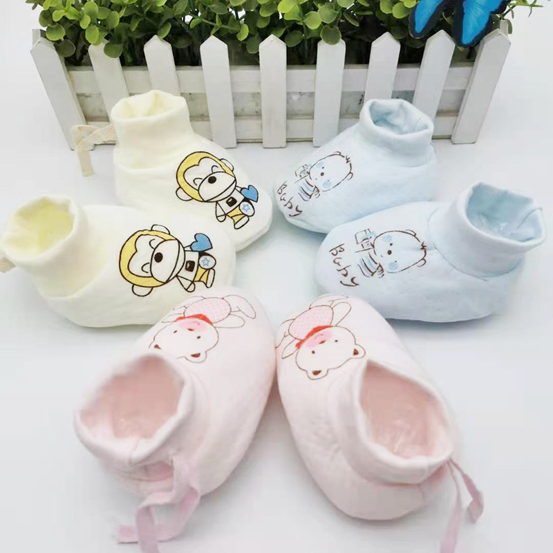 Newborn keep warm Foot sleeve thickening cotton Foot sleeve Foot sleeve thickening Floor socks Socks Frenum Foot sleeve 5800