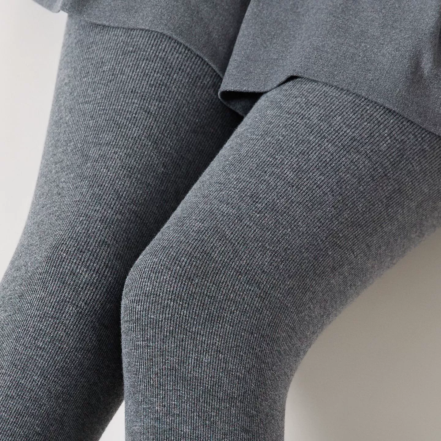 Хлопковые полосатые леггинсы для похудения, серые колготки микродавления, утягивающие носки, колготки с девятью точками