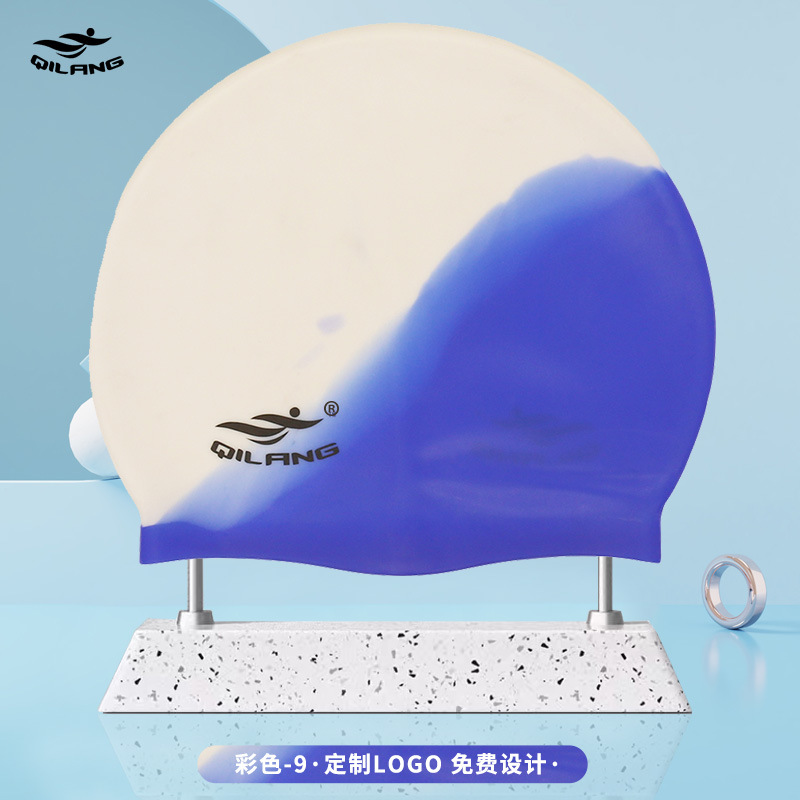 Gorro de Natación Universal de Silicona para Adulto 50g Elástico para Natación image 32