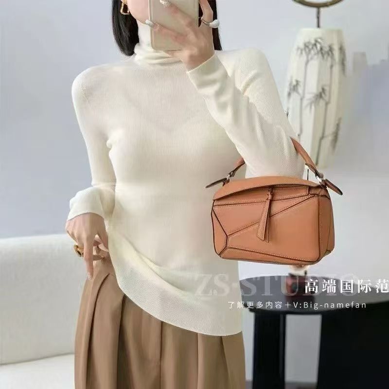 【美YANg订单】高领羊毛针织打底衫130斤内孤品