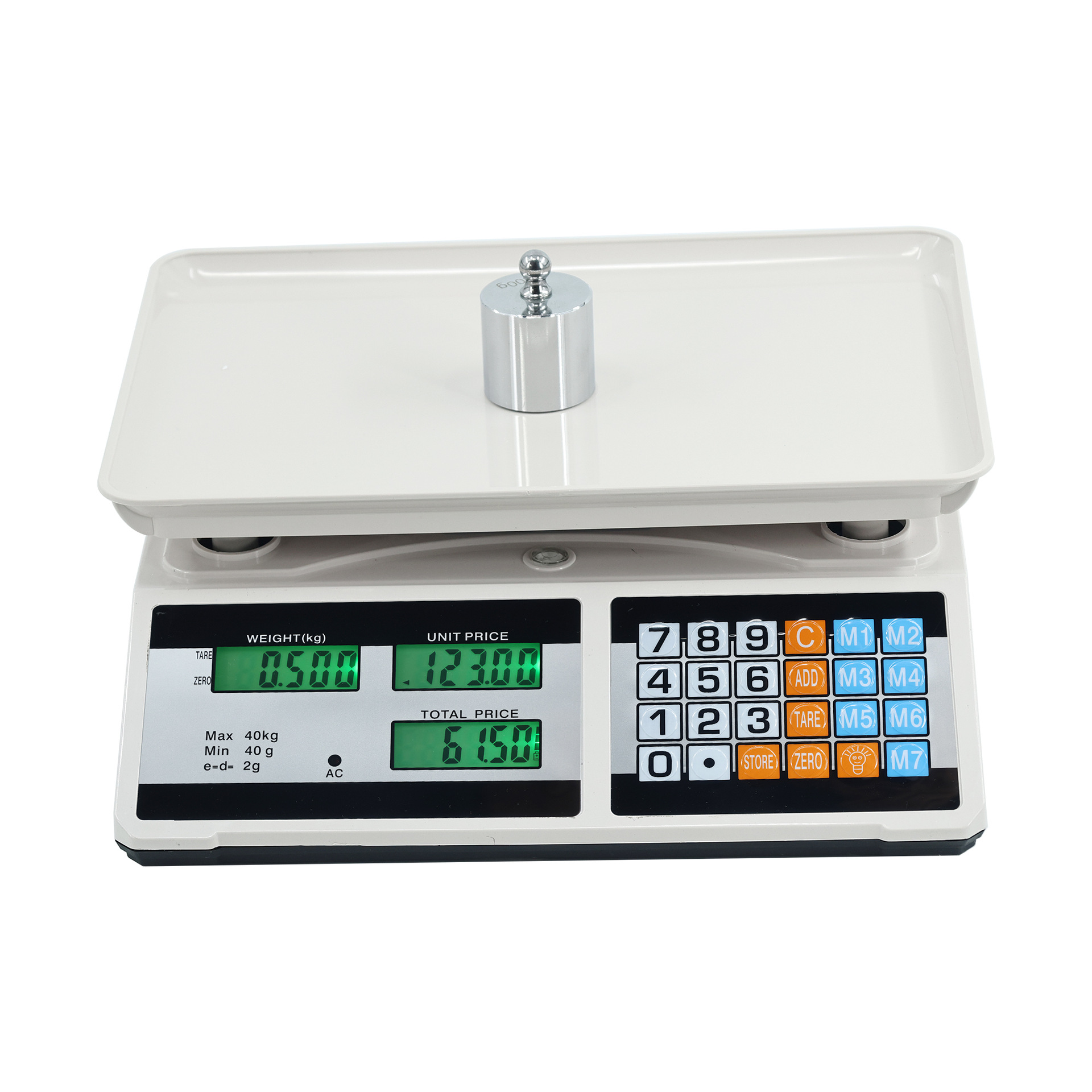 Exportaciones de comercio exterior inglés, rendimiento de alto costo, 40kg, modelos ordinarios, modelos de botones de acero, báscula electrónica de precisión, comercial image 12