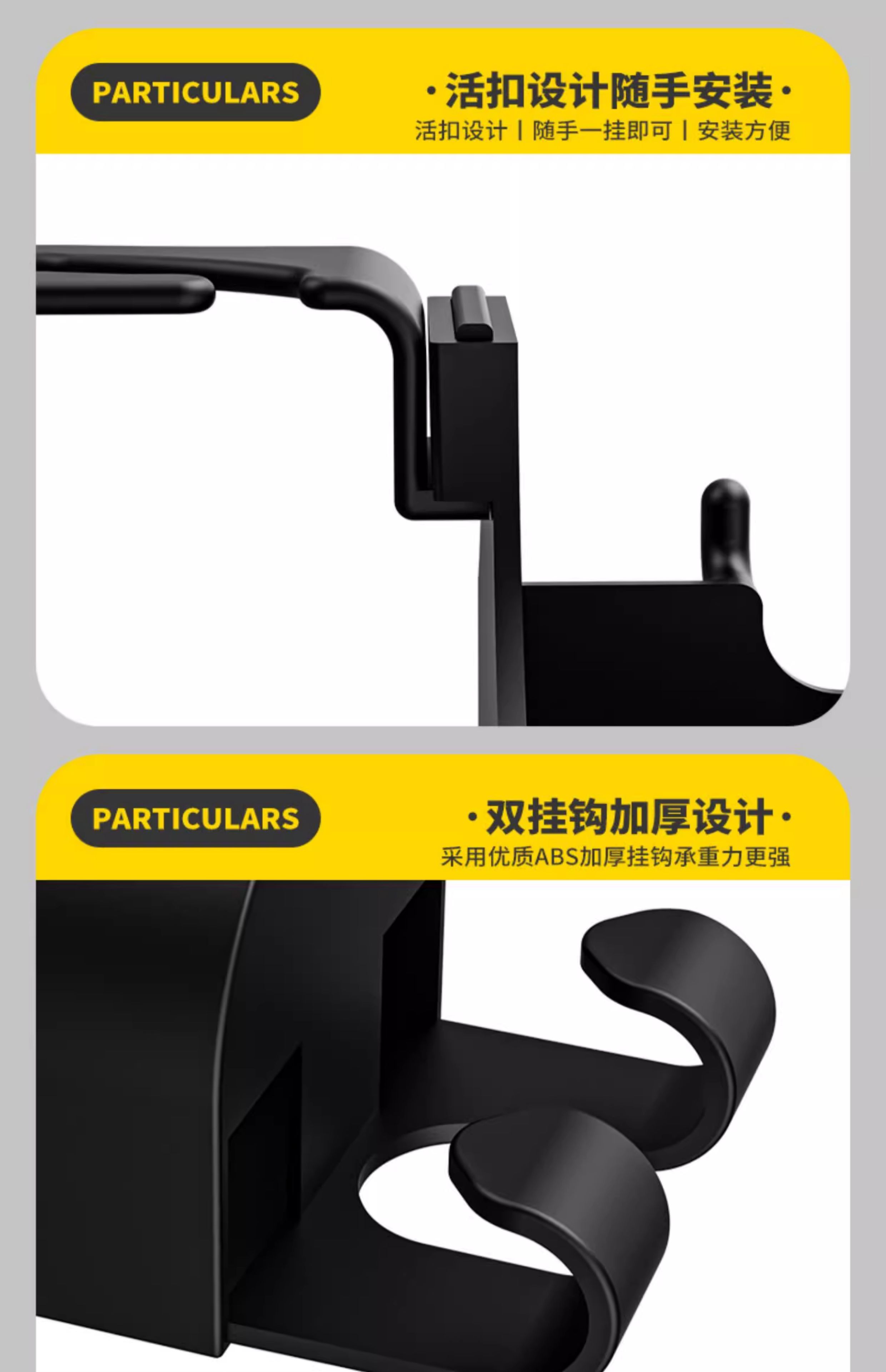 Car hook storage box, seat back drink cup holder, rear storage car cup holder, car interior accessories