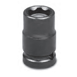 台湾ACTION霹雳马1/4”磁性大圆弧气动套筒六角6340P050/6340P055