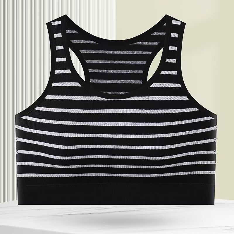 Chaleto de limpieza de pecho transfronterizo anti-desnudo, ropa interior para estudiantes de secundaria, ropa interior deportiva para mujeres image 2