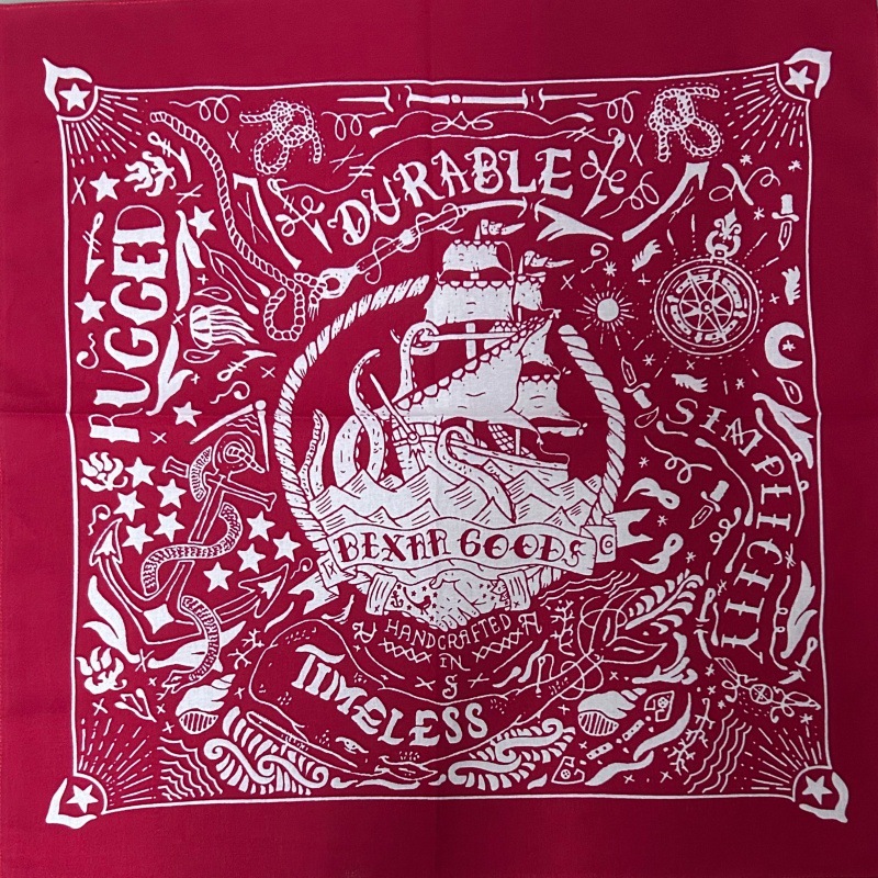 Red bottom navigation