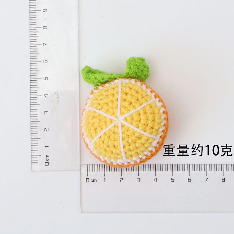成品手工挂件柿子花生苹果草莓桃子梨钥匙扣毛线向日葵针织品批发|undefined
