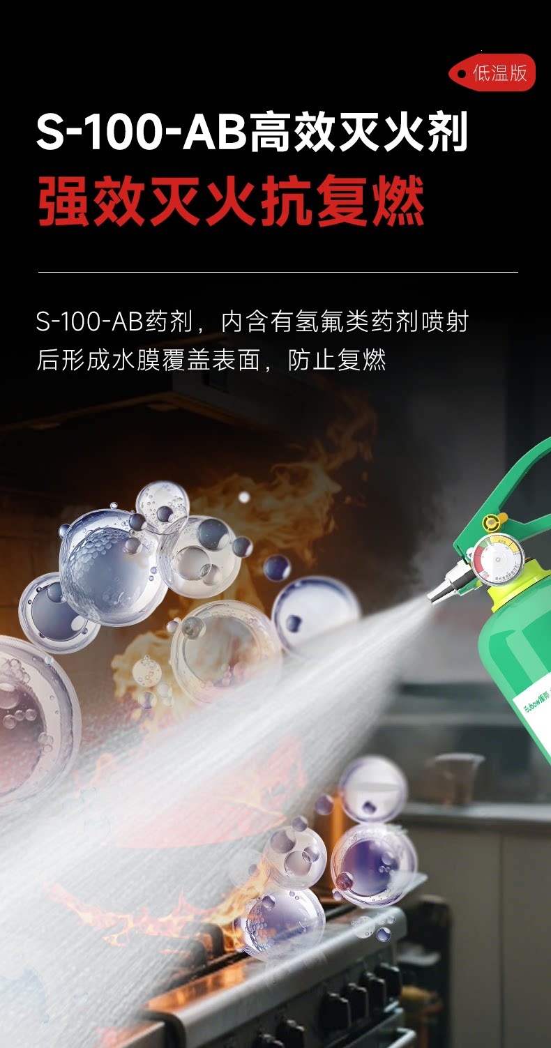 Suitable for vehicle-mounted fire extinguishers, 2026 new model small portable high-temperature explosion-proof annual inspection water-based fire extinguisher