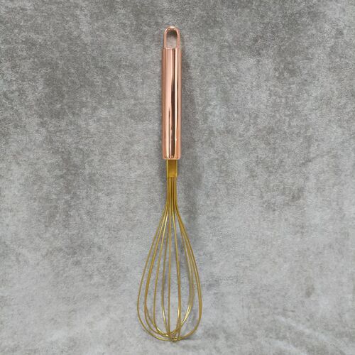 Rose gold 304 egg beater gold-plated egg beater golden egg beater brass stainless steel 304 egg beater egg beater