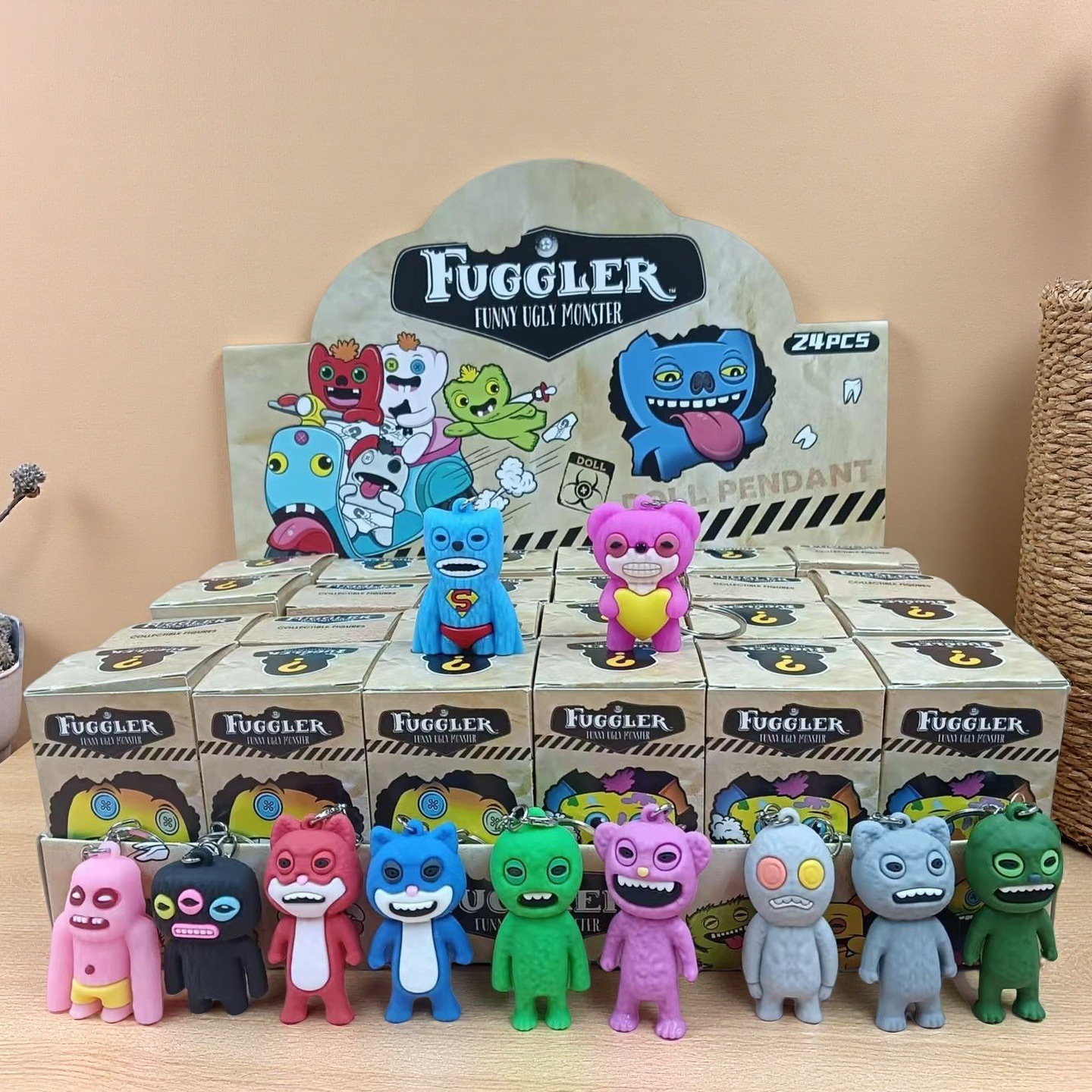 영어로 판매되는 대형 맹이 몬스터(작은 상자 24개 세트/24의 배수로 촬영)