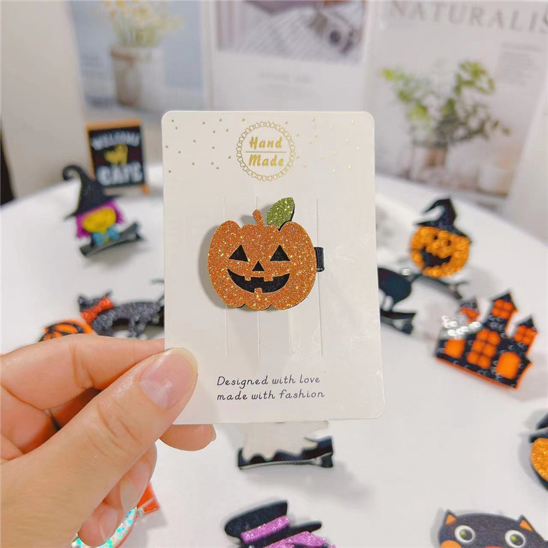 15g Weight Hair Clip Hair Accessories Type 1 Piece Quantity Street Occasion Halloween Festival Skull Pattern Women'S Gender Original Design, Punk Style Halloween Original Design Punk Skull Street Party Accessories Party Supplies 10