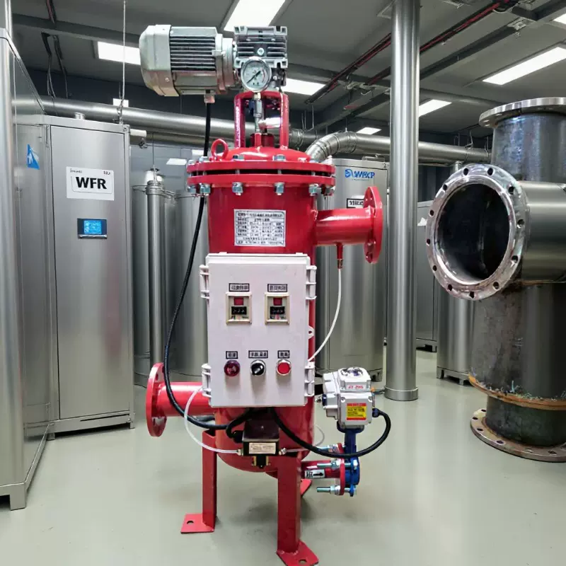 自清洗过滤器全自动电动刷式滤水器水电站冷却水过滤反冲洗滤水器