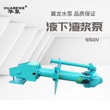 65QV长轴液下渣浆泵衬弗橡胶防腐蚀ZJL高铬合金矿浆泵