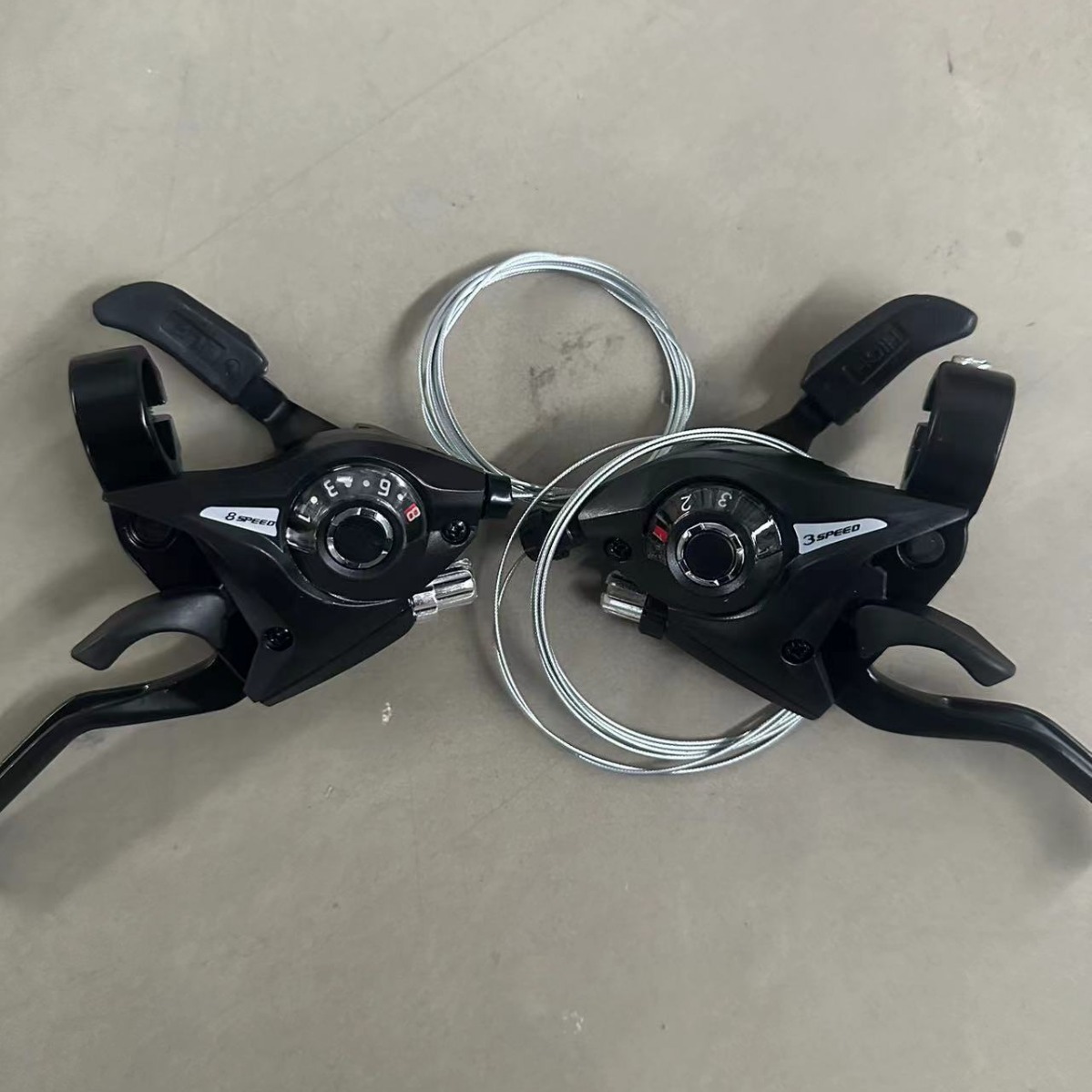 Bicicleta de montaña aleación Aluminio conjoined dedo dial EF51-7A transmisión 21 CONTROL VELOCIDAD freno mango accesorios para bicicletas