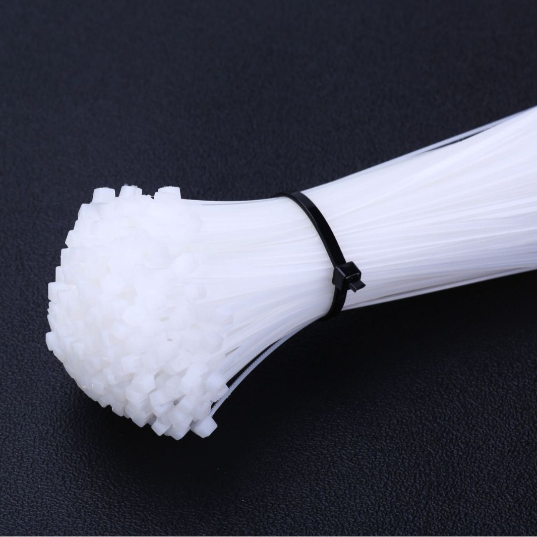 自锁式尼龙扎带绑线带3mm 4mm 5mm 7.6mm 8mm 10mm PA6束线带白黑