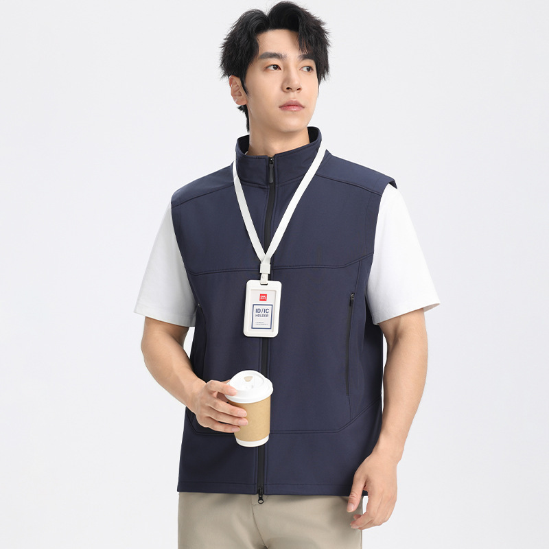 软壳户外立领马甲外套秋冬团队服印字刺绣志愿者工作服印logo工作|undefined