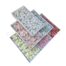 教师节油画风洋甘菊香皂花头肥皂花永生仿真花礼盒花束材料批发