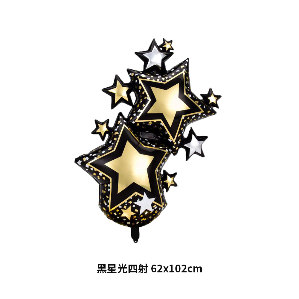 黑色星光四射 62x102cm