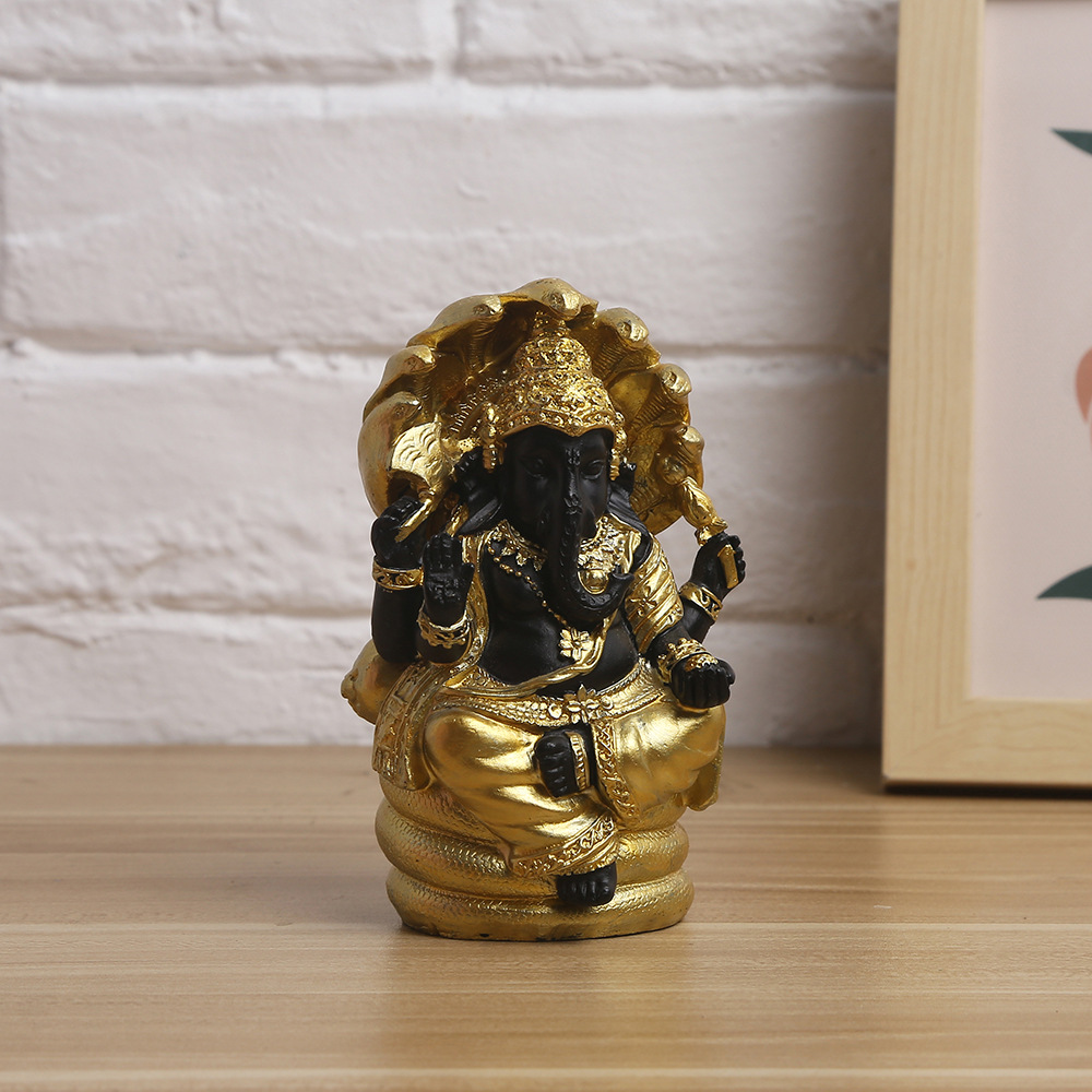 创意印度象神树脂工艺摆件桌面居家装饰品佛系雕像工艺品厂家批发