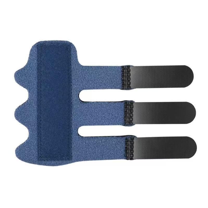 Dispositivo de protección de flexión de dedo medio anti-alimento para la rehabilitación de la articulación del manguito de dedo con banda de fijación de dedo de aluminio transfronterizo