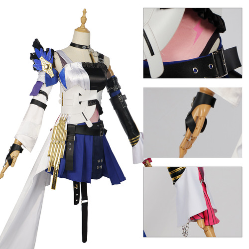 Beishui Trading Xiluwa cosplay Collapse Star Dome Railway Costume Game Royal Sister Cos Costume Complete Set for Women
