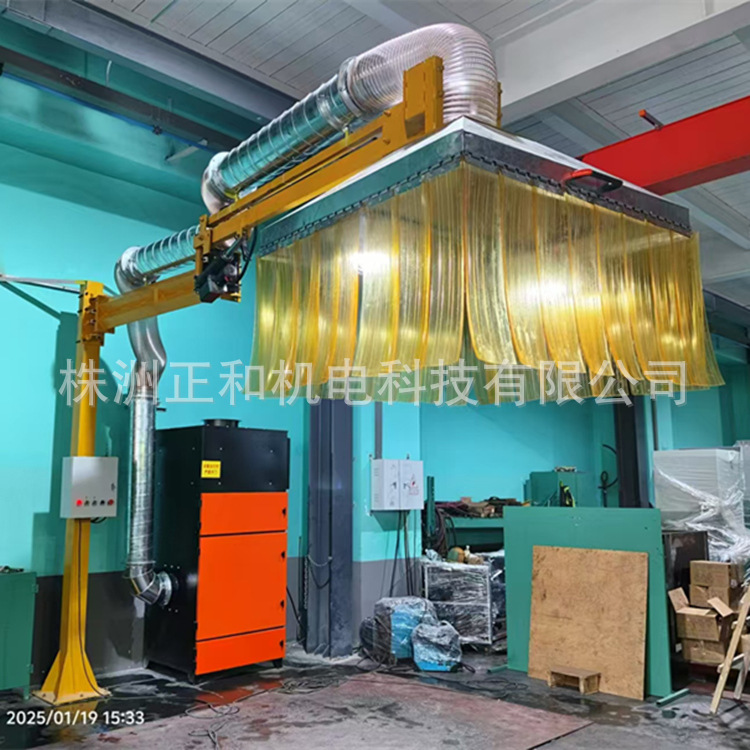 电动送丝机悬臂DDB250210管道吸尘罩支撑架便携一体旋转焊接空间