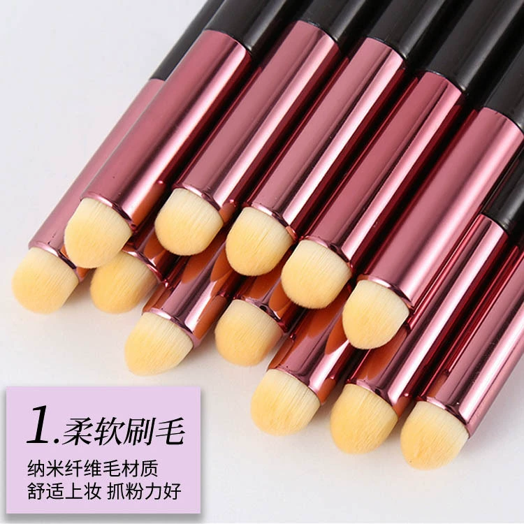 Lipstick, handheld brush, lip care