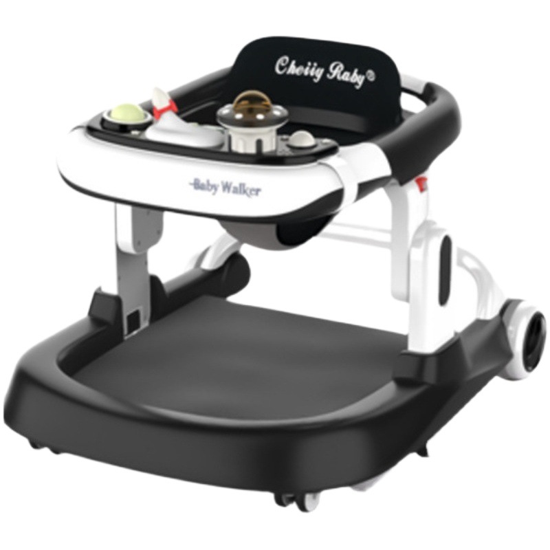 Baby Walker anti-o-pierna multifuncional resistente a la caída anti-Flip niña niño bebé ayuda para caminar carro portátil en forma de U