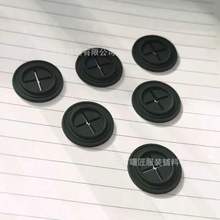 厂家供应pvc软胶箱包鞋标胶章 圆形标户外斜挎包腰包耳机孔滴塑标