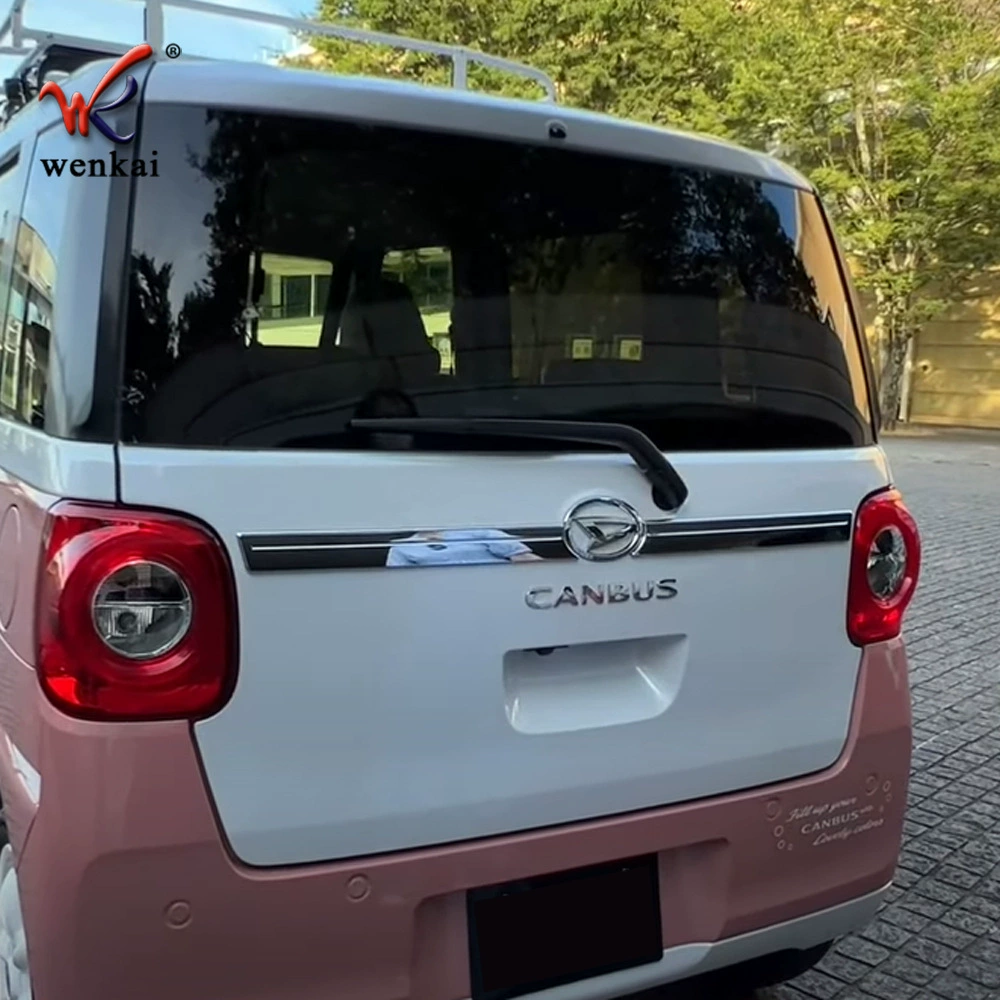 Подходит для моделей Daihatsu 23, модифицированные CANBUS, гальванические накладки на задний багажник, накладки на заднюю дверь, логотип автомобиля, специальные декоративные блестки