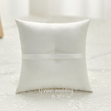 Изысканное бежевое обручальное кольцо ручной работы с бантиком, кружевное платье