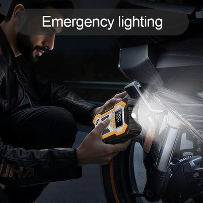 Jump Starter with Air | Car on the line of fire