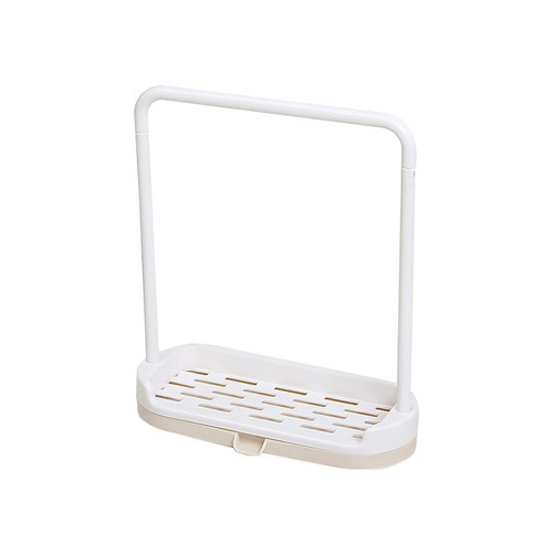 Creative punch-free towel rack desktop drain rack kitchen plastic countertop rag towel storage rack